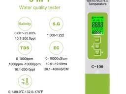 5 в 1 - TDS/EC/SALT/S. G. /Tempterure