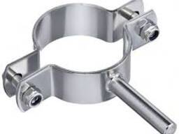 7022 Обойма листовая -с надставкой (хомут для труб), размер D.18, AISI 304