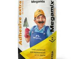 Клей усиленный для плиток Megamix 25кг.