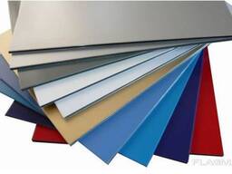 Алюминиевые композитные панели черный мрамор