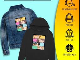 Аниме Термонаклейка на одежду аниме, глаза, 17,5*21,6 см. Наклейка