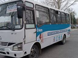 Avtobuslarda reklama Fargona/ Реклама на автобусах Фергане.