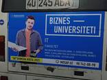 Avtobuslarda reklama Fargona/ Реклама на автобусах Фергане. - fotosurat 1