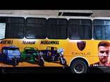 Avtobuslarda reklama Fargona/ Реклама на автобусах Фергане. - fotosurat 5