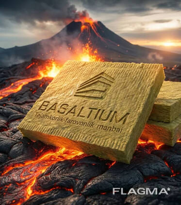 BASALTIUM, базальтовые плиты, пл. 140 кг/м³, тол. 100 мм