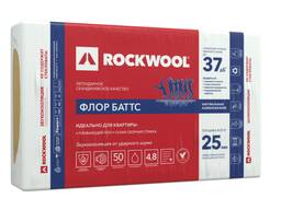 Базальтовая вата — звукоизоляция пола (RockWooL)