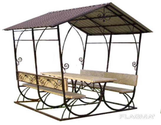 Беседка со столиком Размеры: 2000х3000
