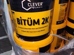 BITUM 2K Жидкая резина Двухкомпонентная гидроизоляция на битумно-каучуковой основе Clever