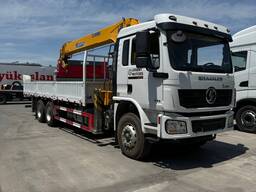 Бортовой кран-манипулятор Shacman L3000 14 т