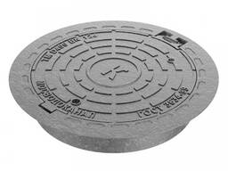 Чугунный люк(дорожный) Л-35 d550 класс нагрузки 5 тонн. Вч400 Гост 3634-99