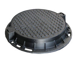 Чугунный люк(дорожный) Л-55 d600 класс нагрузки 8 т Вч400 Гост 3634-99