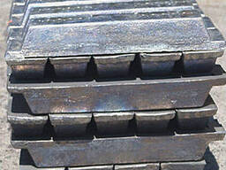 Чушка свинцовая 10х500х1000; 1х500х1000; 3х500х1000 мм, марок С1; С3; С2