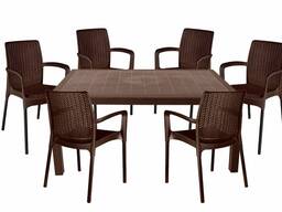 Дачный комплект стола и стульев BALI