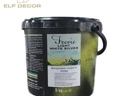Декоративная краска Feerie White Silver Light искрящееся покрытие, 1 кг
