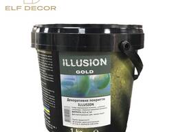 Декоративная краска Illusion Gold, для золочения в интерьере и создания акцентных стен и ф