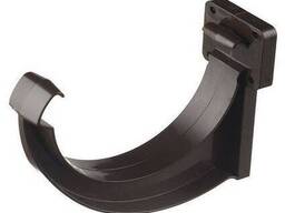 Держатель желоба, кронштейн, крюк медный; ПВХ; стальной, 70—320 мм