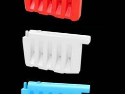 Пластмассовый дорожный бордюр 1400х800х350мм