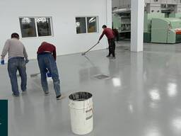 Эпоксидные промышленные полы — под ключ! от стяжки до покрытия! Выезд бесплатно!