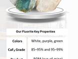 Флюорит - Плавиковый шпат, Fluorite, Fluorspar CaF2 75-97% - fotosurat 3