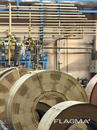 Фольга, ленты, листы и полосы латунные, из латуни