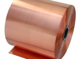 Фольга, ленты, листы и полосы медные, из меди