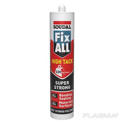 Гибридный клей - герметик Soudal fiх all high tack