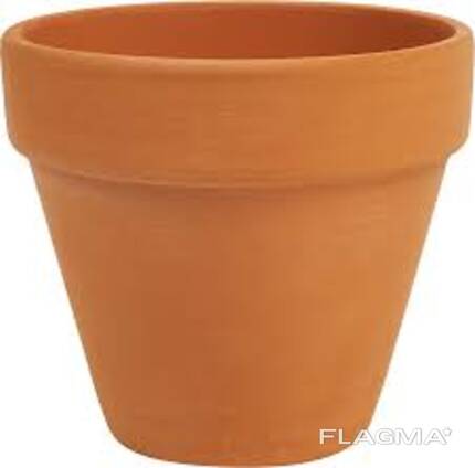 Горшок для цветов глиняный