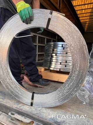 Issiq daldırma galvanizli tasma 30x3 (50 m rulon)