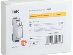 Импульсное реле Orm. 2 конт. 12-240 В Ac/Dc Iek