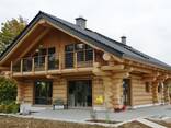 Изготовление домов бань, срубов любой конфигурации из бревна рубленного - фото 7