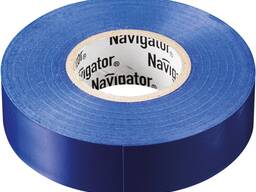 Изолента ПВХ 13мм 10м синяя Navigator