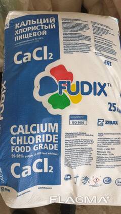 Кальций хлористый без водный, пищевой, Fudix.