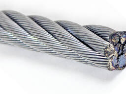 Канат трос 6, 8, 10, 11, 12, 13, 14, 15, 16, 18, 20, 22, 24 мм Наличие