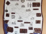 Карта Узбекистана из кожи . - fotosurat 1