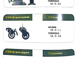 Trolley uchun aylanadigan g'ildirak