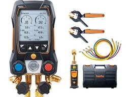 Комплект Testo 557s (Set 2) с заправочными шлангами — умный цифровой манометрический колле