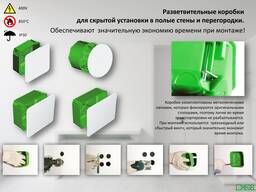 Коробки разветвительные для гипсокартона КР-1201,1202,1203,1204 HEGEL