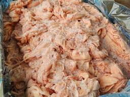 Кожа малая и кожа с грудки замороженная (шкура, terisi)