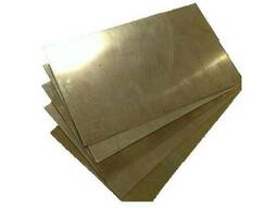 Латунные пластины 0.4 мм ЛС63 ГОСТ 2208-2007