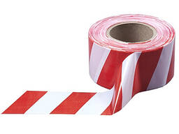 Лента ЛО-200(75мм-35мкм) красно белая 200м