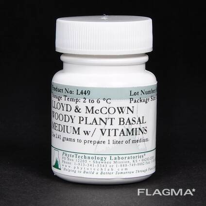 Lloyd and McCown Woody Plant Basal Medium with Vitamins, 50 L | Базальная среда