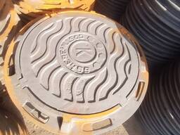 Люк чугунный канализационный "Л"