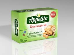 Маргарин средне калорийный "Appetito" с мдж 60% 200гр