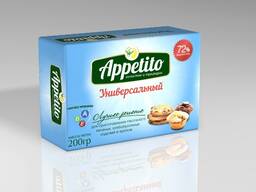Маргарин средне калорийный "Appetito" с мдж 72% 200гр