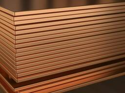 Медный лист 5 мм Cu-ETPм ГОСТ 1173-2006