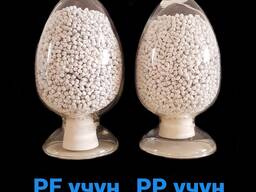 Меловая добавка PolyCarb для полимеров (кальцит), белый мастербатч, композит