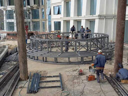 Металлоконструкции от производителя. Монтаж сендвич панелей.