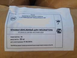 Модифицированный окисленный крахмал для гипсокартона