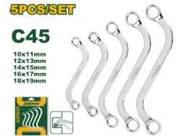 Набор из 5 накидных ключей S-типа