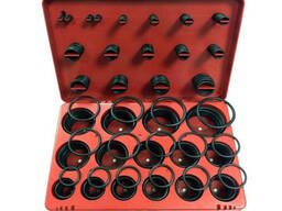 Kauchuk muhrlangan qistirmalari to'plami, D 7-53 mm, 406 dona